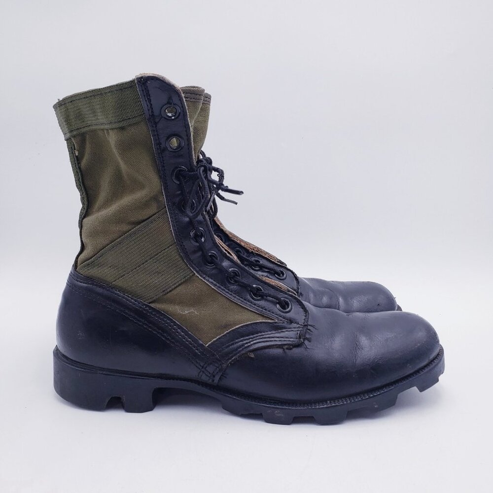 Vintage Vietnam US Army Jungle Combat Boots Spike Protective Mens 9.5 N RoSearch